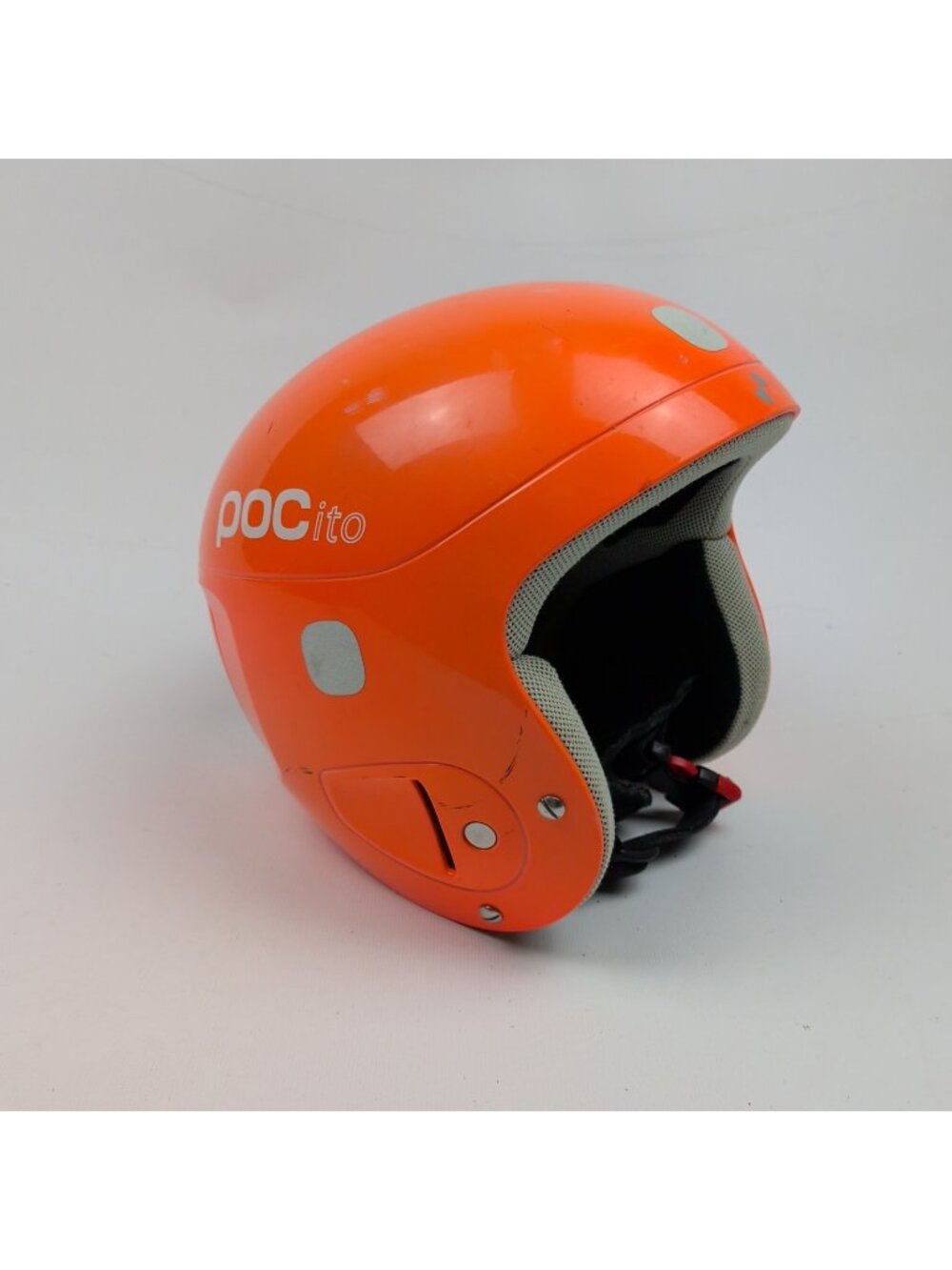 POCito Ski Skull Helmets Youth Fluorescent Neon Orange Winter Alpine Sports Read